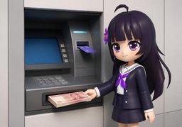 取款机のイラスト