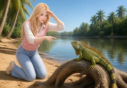iguanaのイラスト
