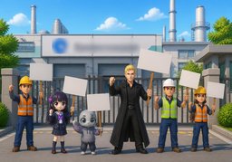 huelgaのイラスト