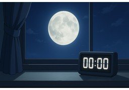 半夜のイラスト