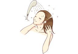 花洒のイラスト