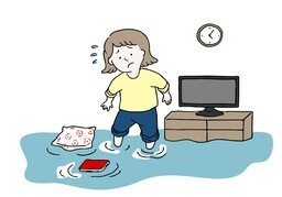 Illustration for 漏液 (liquid leak)