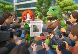 매체のイラスト