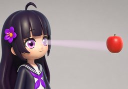 视线のイラスト