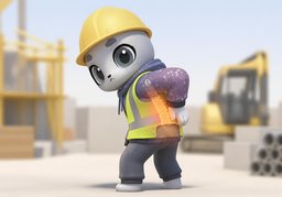 职业病のイラスト