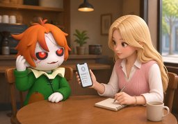 전화번호のイラスト