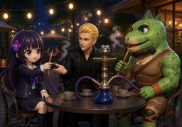 Illustration for narghilé (hookah)