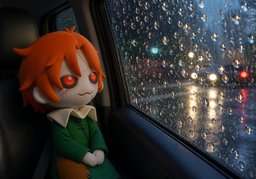 차창のイラスト