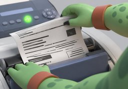 Faxのイラスト