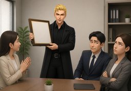 자랑のイラスト