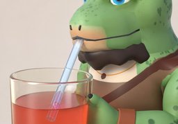 吸管のイラスト
