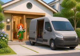 camionnetteのイラスト