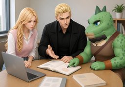 멘토のイラスト