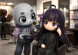 teñirのイラスト