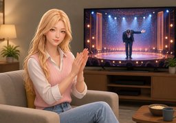 televidenteのイラスト