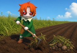 开垦のイラスト