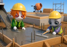 Illustration for construction (building)