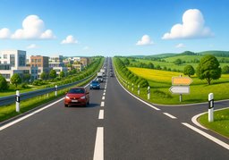 Bundesstraßeのイラスト