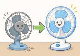 교체のイラスト