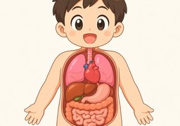몸속のイラスト