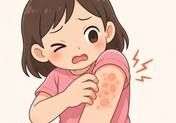 두드러기のイラスト