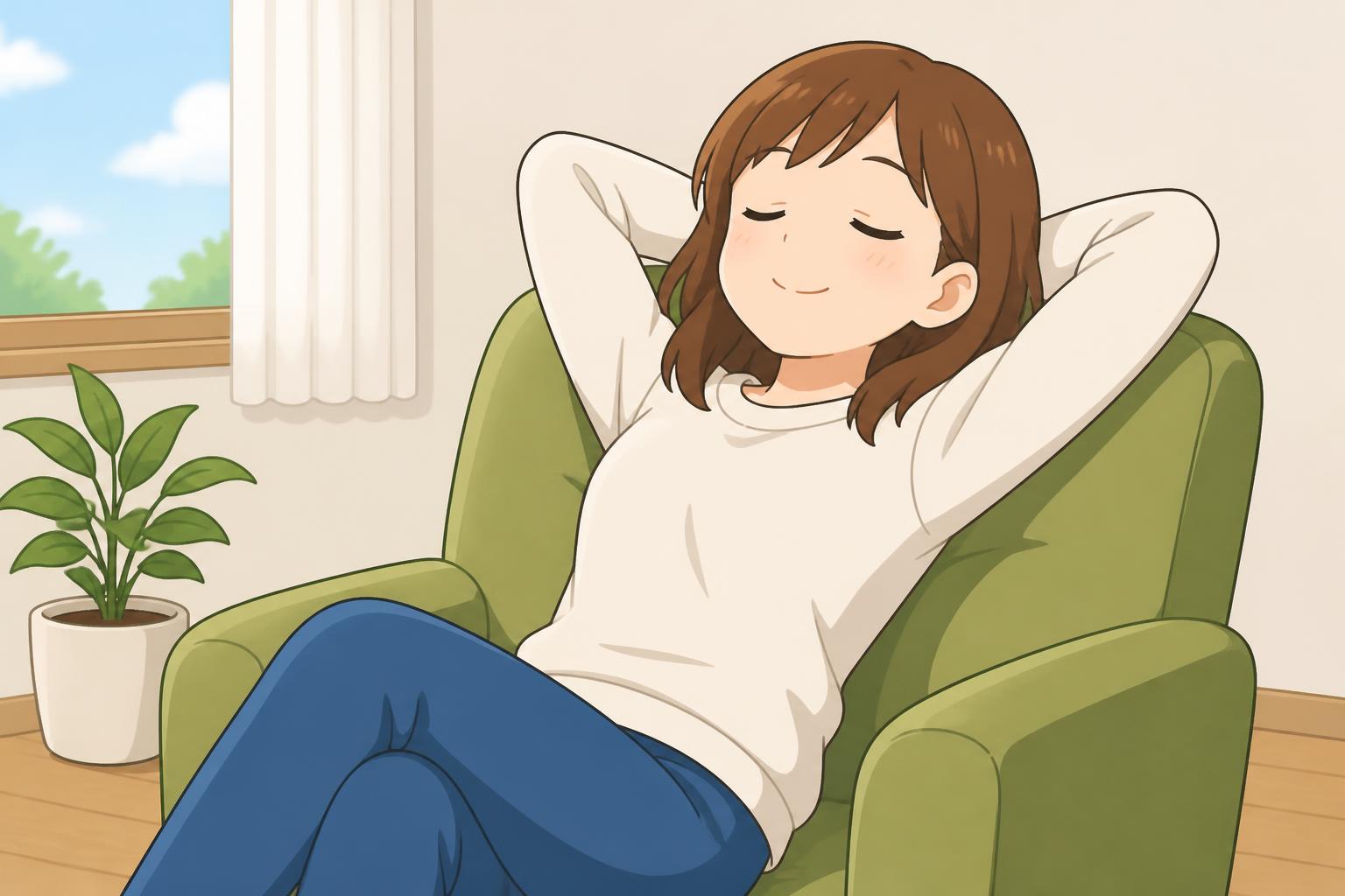 Illustration for décontracter (relax)