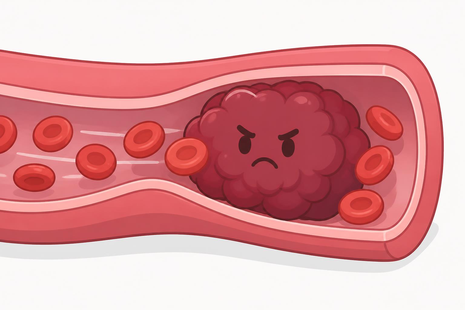 Illustration for thrombose (thrombosis)