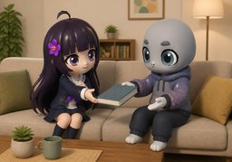 Me pasas tu ~.のイラスト