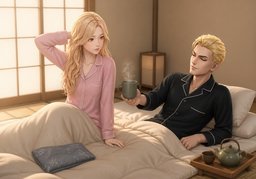 ¿Dormiste bien?のイラスト