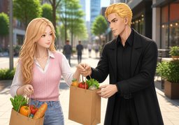 Gracias, qué amable.のイラスト
