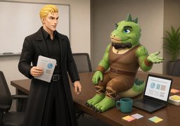 No hay de qué.のイラスト