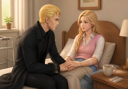 ¿Tu ~ está bien?のイラスト