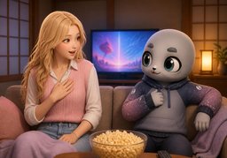 A mí también.のイラスト