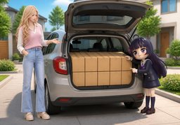 ¿Cuántas ~ caben?のイラスト