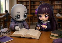Búscalo en el diccionario.のイラスト