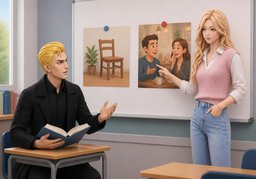 ¿Tiene ~ varios significados?のイラスト