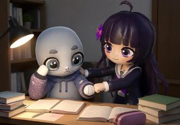 Tú puedes.のイラスト