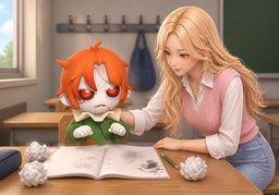Permítete ~.のイラスト