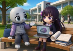 ¿Estudias?のイラスト