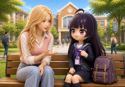 Cómo conociste a ~.のイラスト