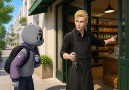 ¿Trabajas?のイラスト