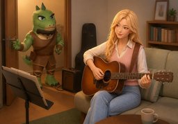 ¿Tocas ~?のイラスト