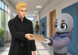 Aquí tienes ~.のイラスト
