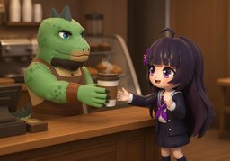 Aquí está ~.のイラスト