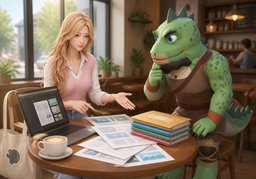 Soy autónomo.のイラスト