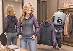 Tienes otra talla de ~.のイラスト