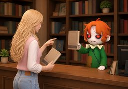 ¿Tienes ~ en stock?のイラスト