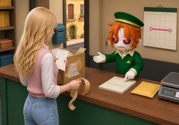 Puedo devolver ~.のイラスト