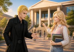 ¿Dónde estudias?のイラスト