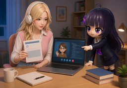 Dónde aprendes ~.のイラスト